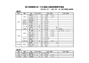 07国体予選（7月13日14日＠松江）のサムネイル